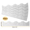 KOSTOO 32.5 Ft Shine Scalloped Bulletin Board Borders, Classroom Borders