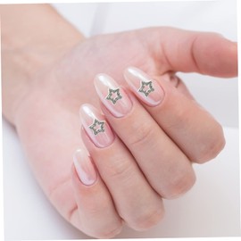 FRCOLOR 24pcs Nail Charms Decor Star Rhinestone Nail Art Charms for Light Weight for Designs Suitable for Parties Events