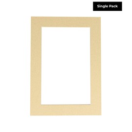 8x10 Mat for 5x7 Photo - Precut Tan Picture Matboard for Frames Measuring 8 x 10 Inches - Bevel Cut Matte to Display Art Measuring 5 x 7 Inches - Acid Free ONE MAT