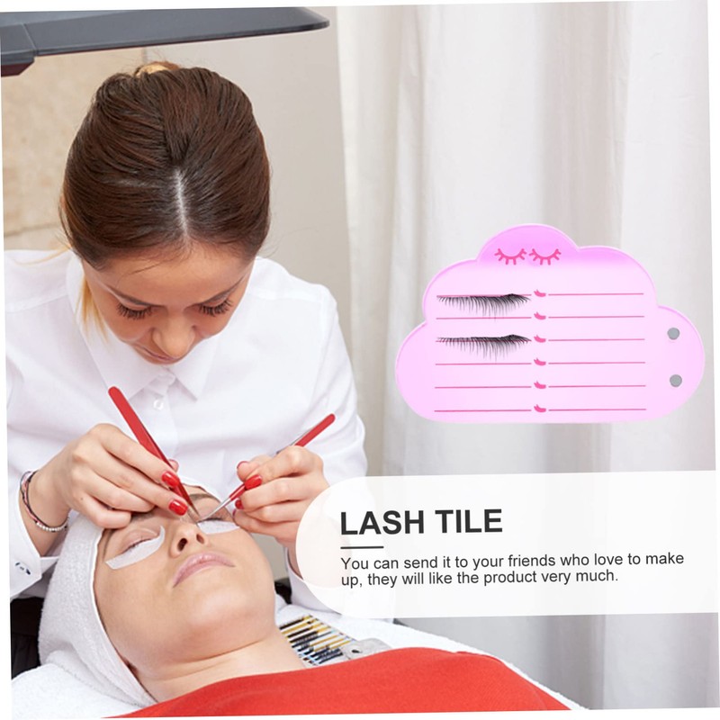 Mikinona Eyelash Extension Magnetic Display Tray Acrylic Lash Organizer Magnetic