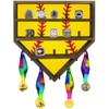 MaiQidd Championship Ring Display Case Baseball Softball Ring Holder (light