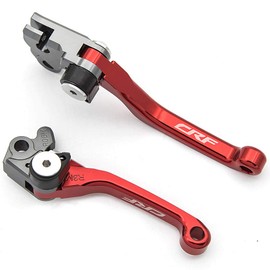 Krace CNC Motorcross Dirt Bike Pivot Brake Clutch Levers Set Fit For Honda CRF250R 2007-2019,CRF450R 2007-2019,CRF450RX 2017 2018 2019,CRF250RX 2019