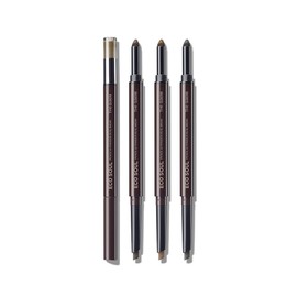 The Saem [2 packs] The Saem Eco Soul Pencil and Powder Dual Brow 4 colors dark brown dark brown / [2개입]더샘 에코 소울 펜슬 앤 파우더 듀얼 브로우 4colors 흑갈색 진갈색