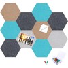 LDBKLGHJ Multipurpose Hexagon Felt Bulletin Board – Ultimate Vision Board