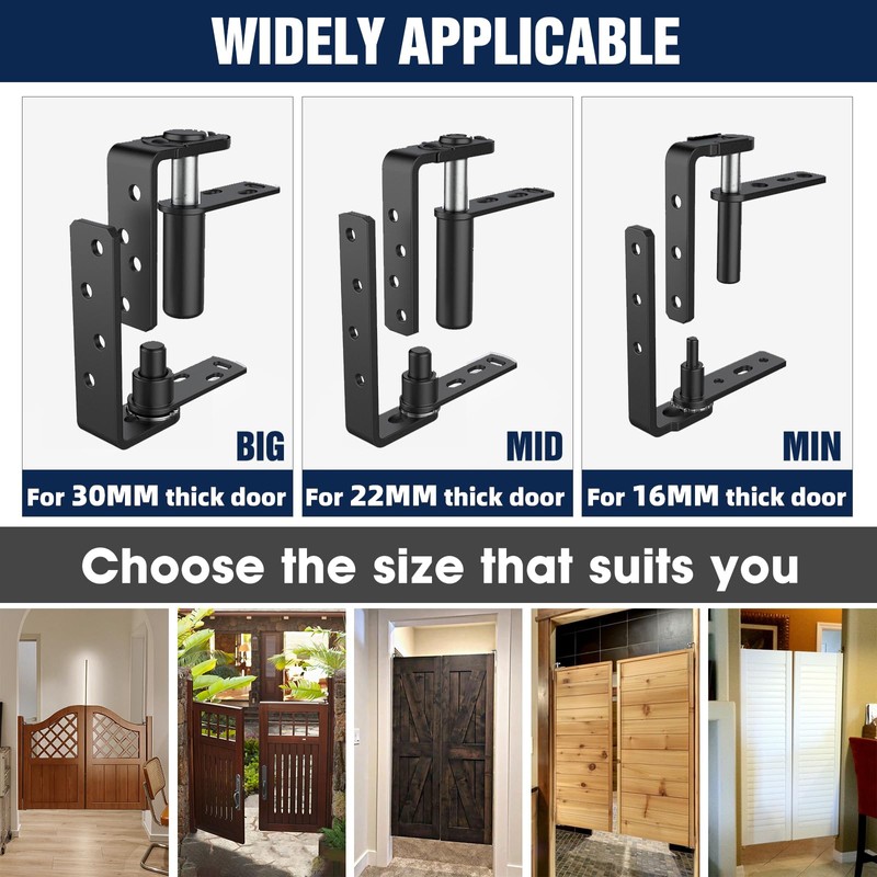SKMYL Cafe Door Hinges, Saloon Door Hardware, Double Action Door