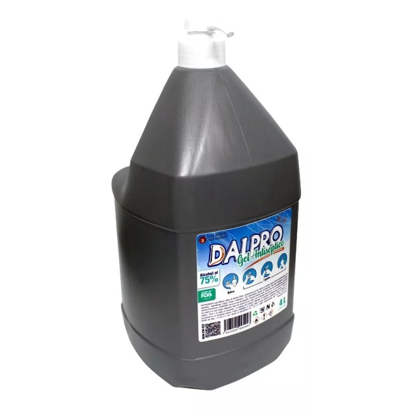 Dalpro Gel Antibacterial 4 Litros Caja Con 4 Piezas. C/