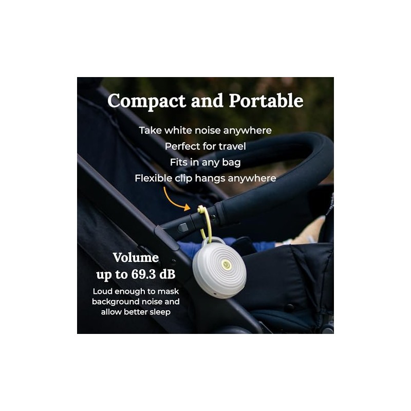 Marpac Yogasleep Hushh Plus - Maletín de viaje, color gris