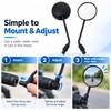 Motorcycle Bar End Mirror for Rear Viewing – Compact Side