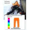 Postropaky Mens Hiking Snow Ski Pants Waterproof Outdoor Insulated Softshell