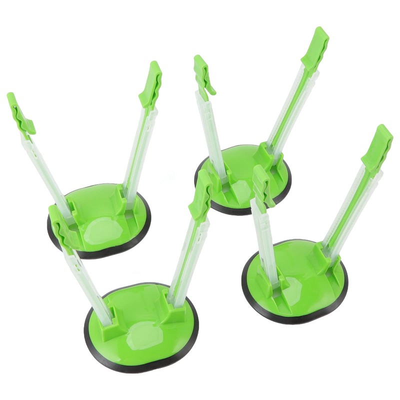 4pcs Adjustable Baggy Rack Stand Plastic Bag Holder Rack Hands
