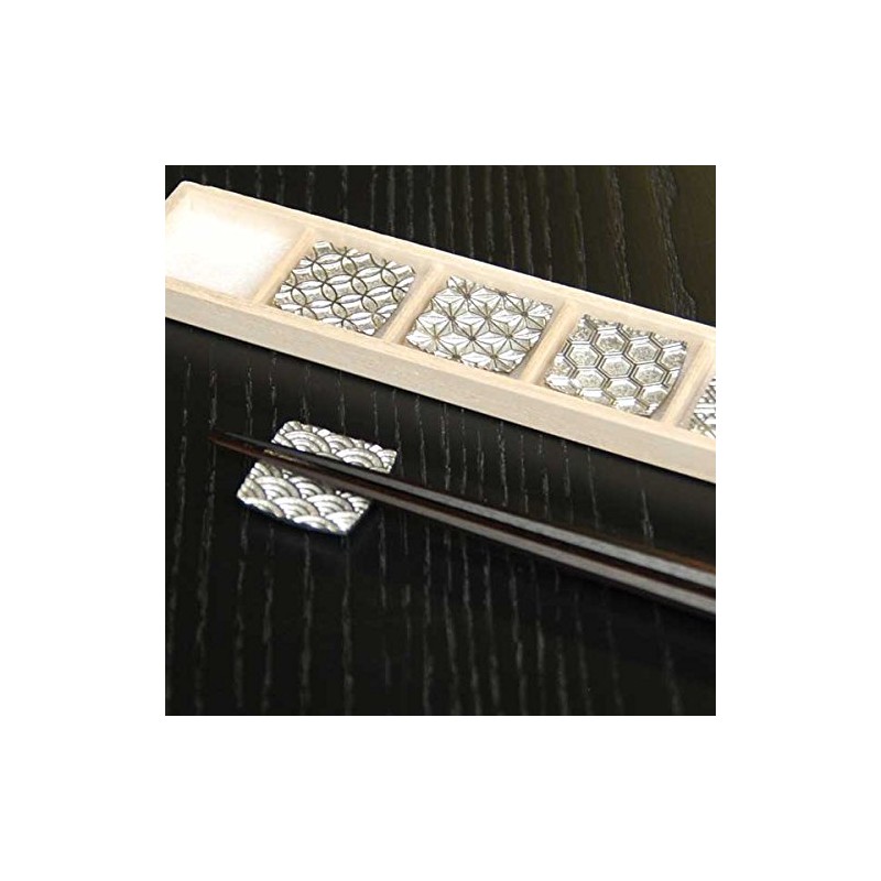 [炭谷 and shops] Tin Chopsticks Size 吉祥 Pattern Set of