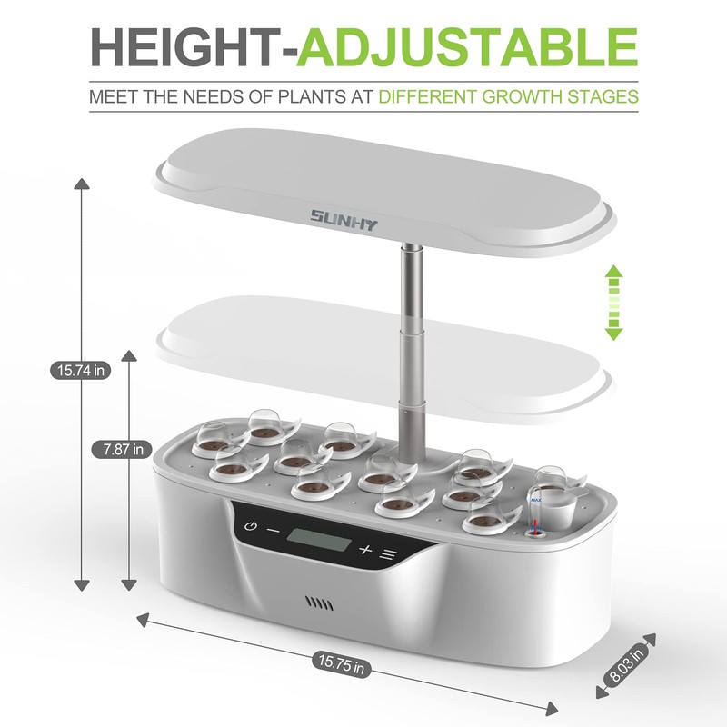 SUNHY Hydroponics Growing System, Indoor Hydroponic Garden Hydroponic Grow Kit