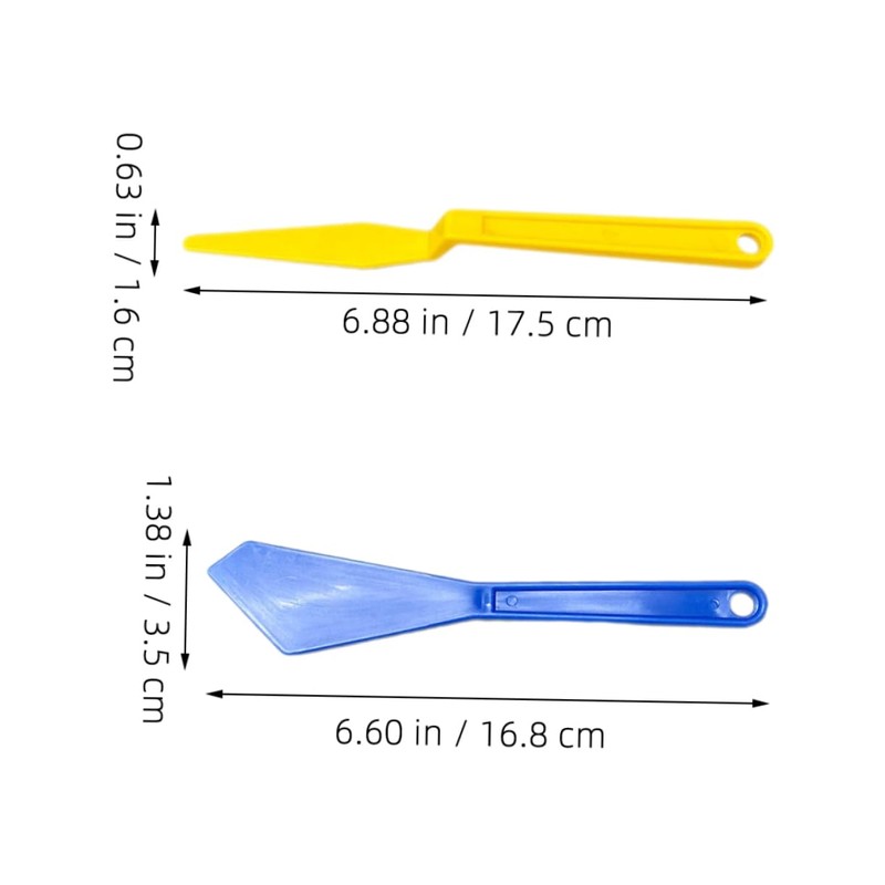Gatuida 2pcs Car Vinyl Squeegees Lightweight Tint Film Scrapers for