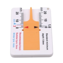 HKUN Tire Groove Measuring Gauge, Mini Depth Gauge, Tire Wear Gauge, Depth Gauge