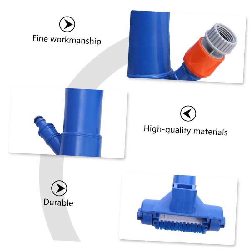 KONTONTY Pool Cleaning Tool Vacuum Suction Head Easy Assembly Bottom