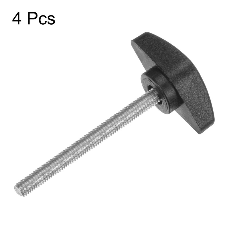 QUARKZMAN Pack of 4 T-wing Knobs Thumb Screws M5 x