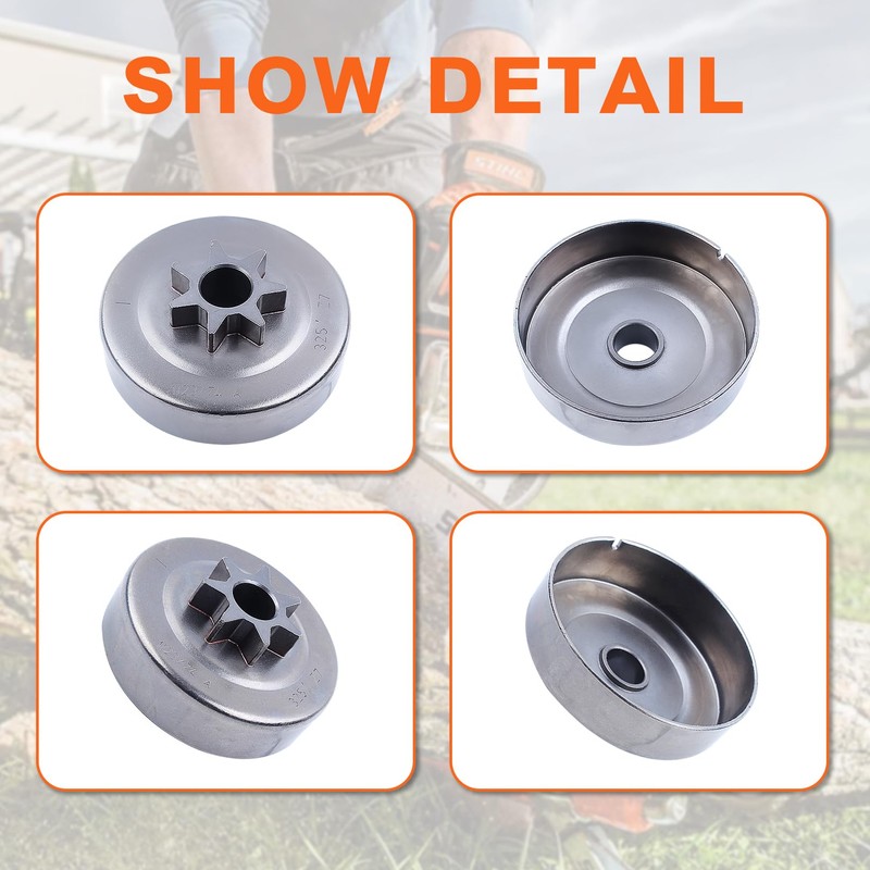 .325"-7T Clutch Drum Spur Sprocket Cover Kit for Stihl MS231