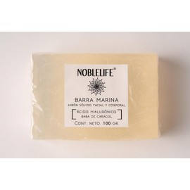 Barra Marina - Jabón - de Barra ultra hidratante - Ácido Hialurónico - Baba de Caracol - Gliserina - Limpieza profunda - cuidado facial