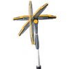 True Temper ABTT5212 Telescoping Scratch-Free Snow Brush with End Scraper