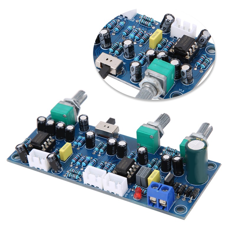 Preamp Board 2.1 Channel Low Pass Filter Subwoofer Tone Board