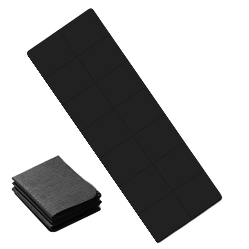 Fold Up Yoga Mat - Anti-Slip Portable Folding Double-sided Workout