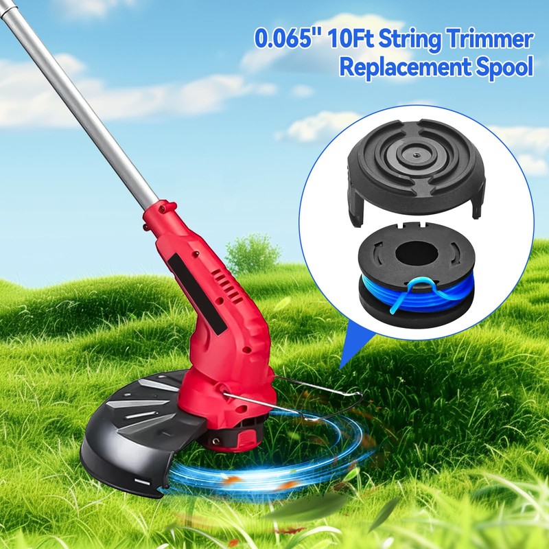 String Trimmer Spool Fit for Harbor Freight Bauer 19115C-B 20V,