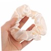 WOONEKY 6pcs Cream White Elastic Hair Ties for Women Non
