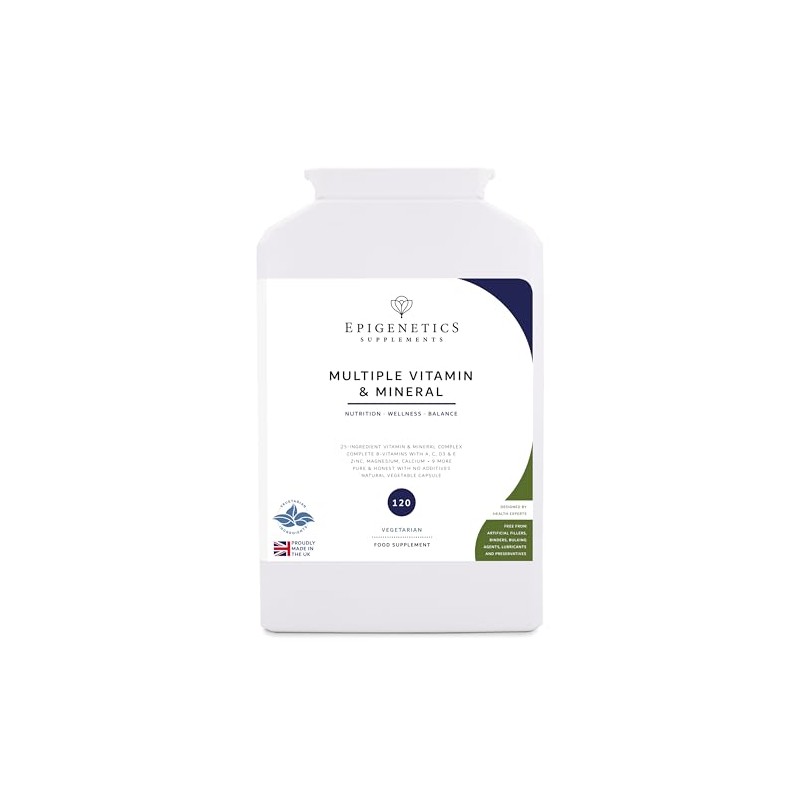Multivitamin & Mineral | 25 Essential Vitamins & Minerals for