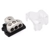 2Pcs TuoLauthon 3 Way Power Distribution Block 1x 0 Gauge