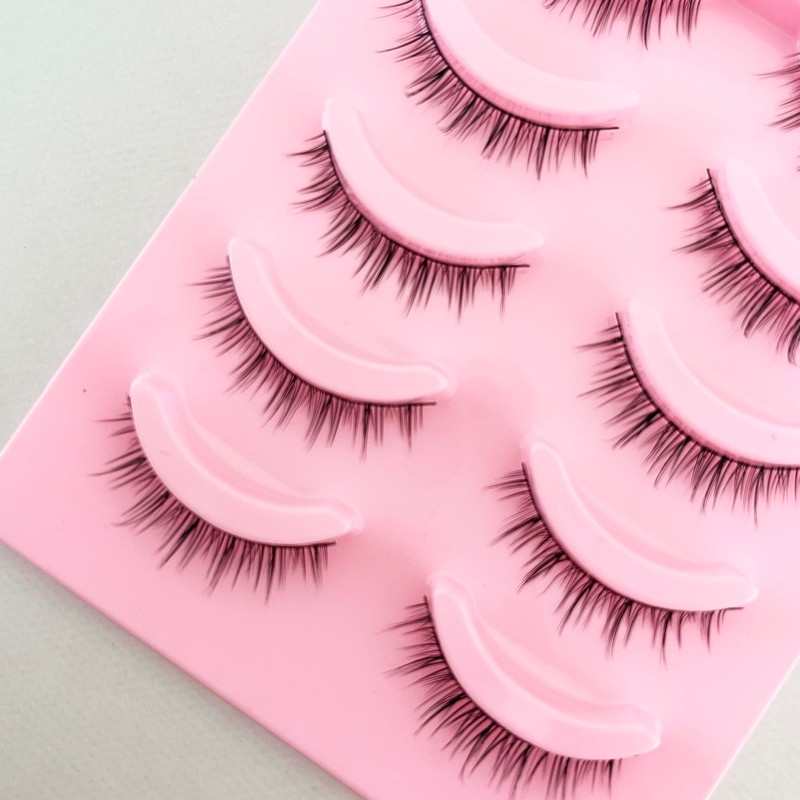 Kagonekodo False Eyelashes (NS-12) (Ultra Fine Black Axis NS-12, Black,