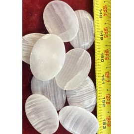 Pink Calcite Worry Stone