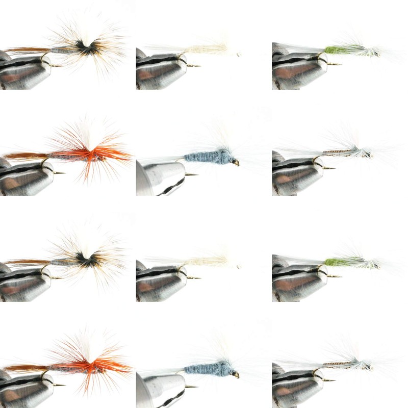GoFly Visible Parachute Fly #12, #14, Set of 12