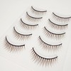 D-ONE Natural False Eyelashes, 5 Pairs (A04, Super Natural Nude