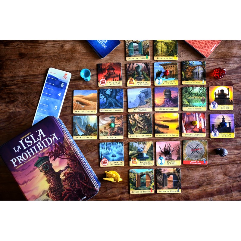 Devir Die Verbotene Insel, Brettspiel, mit Freunden, Kooperationsspiel, kooperatives Spiel,