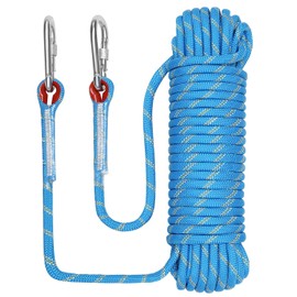 NorthPada 10 mm x 10 Meter Rope Climbing Rope Marine Rope Anchor Rope Boat Rope Rappelling Rope Float Rope Tree Swing Rope Static Rope Blue