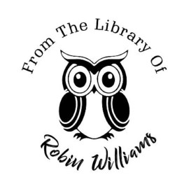 ideal Custom From the Library of Name Round self Ink Stamp  Designer Custom Gift Stamp