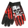 Hot Leathers GVM3003 Flag Skull Mechanics Glove - Medium