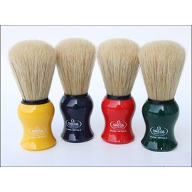 Mixed Color Omega 10065 Natural Bristle Shaving Brush