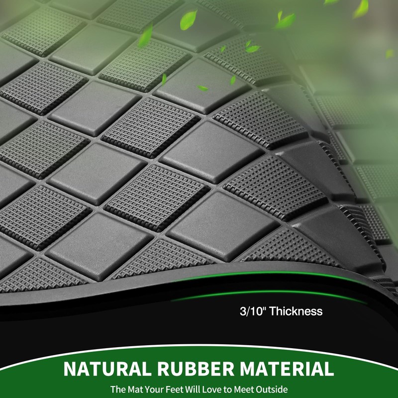 Cartalia Golf Cart Floor Liner Mat 8mm Thick Rubber Full