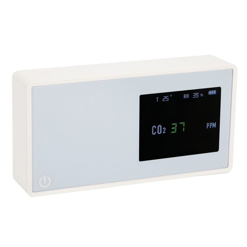CO2 Monitor Professional Large Screen Display Carbon Dioxide Temperature Humidity