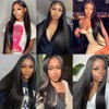 Lysilf Clip in Hair Extensions for Black Women Straight 8pcs