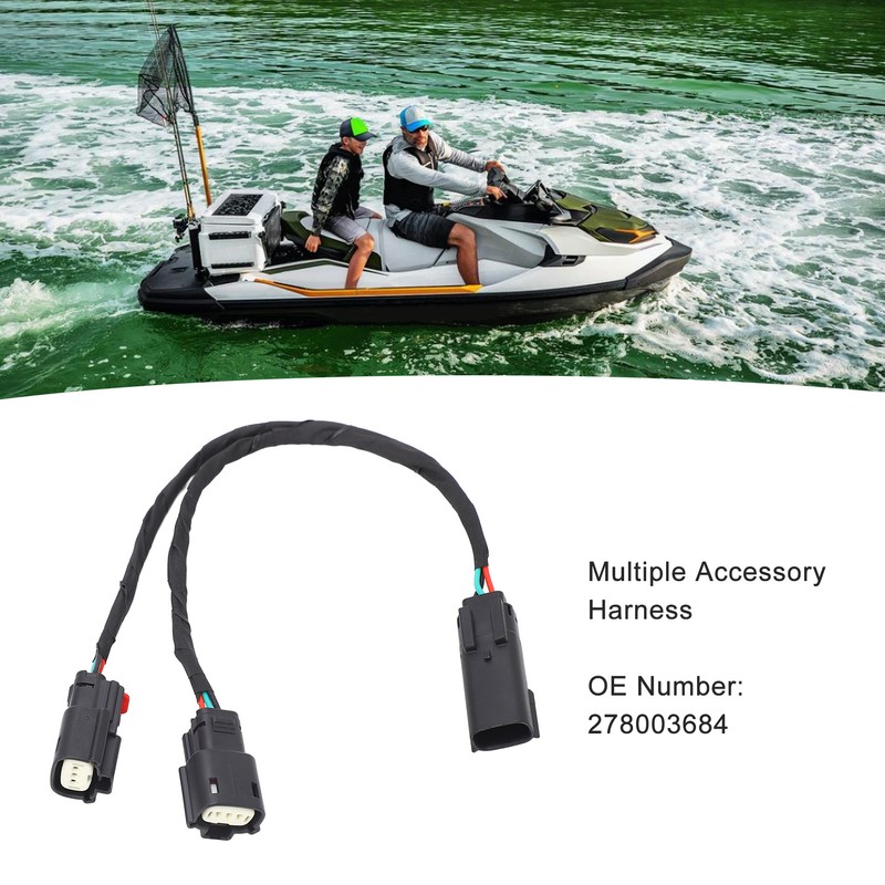 Multiple Accessory Harness 278003684 Reliable Stable Performance Replacement for Sea‑Doo