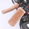 JQ Winter Motorcycle Handle Fur Cover (Beige) / 겨울용 오토바이 핸들 털 커버(베이지)