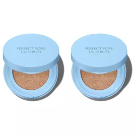 The Saem 더샘 샘물 톤업 포어 커버 쿠션 02 내추럴베이지 X2개 BNS The Saem Saemmul Tone Up Pore Cover Cushion 02 Natural Beige X2 BNS