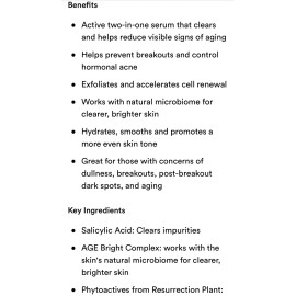 Dermalogica  Dermalogica AGE Bright Clearing Serum - 1 fl oz NIB.  MRSP $77 Top Seller