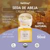 Natshop Crema Facial Seda Abeja Natural Aceite Oliva Romero Hidratante