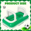 PullCrease 1 Pcs Inflatable Soccer Field Beverage Cooler with Goal