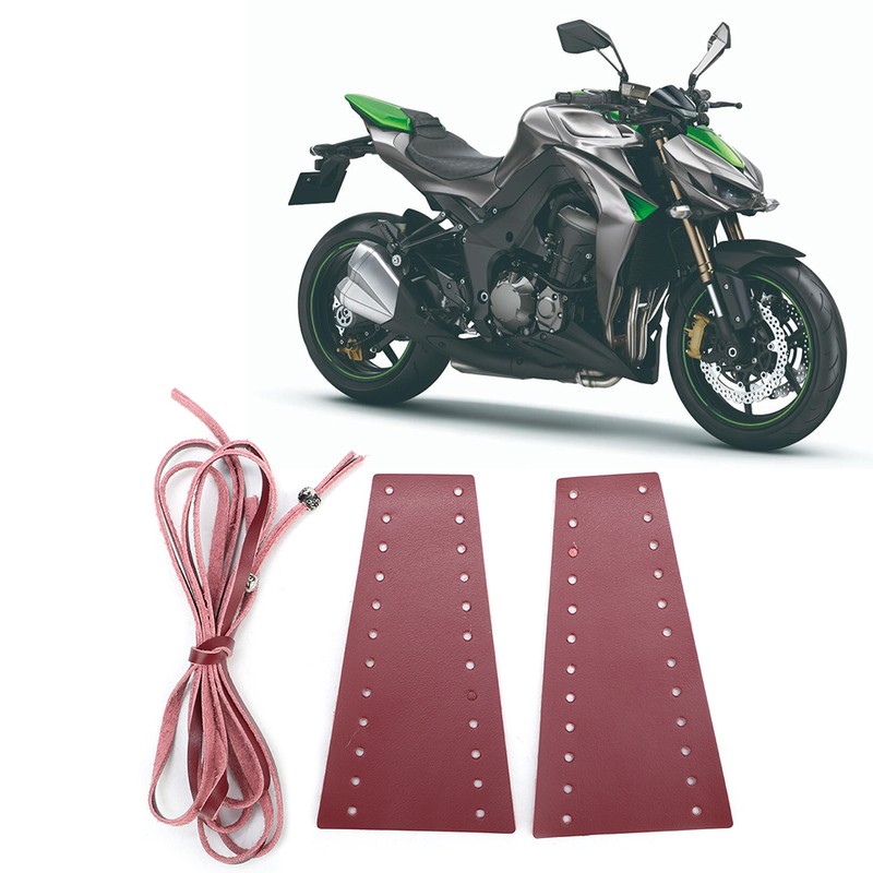 2pcs Motorcycle Lever Brake Clutch Cover Microfiber Leather 15-18MM/0.59-0.71inBurgundy