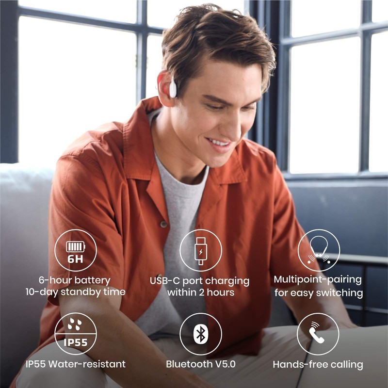 Aftershokz OpenMove Alpine White