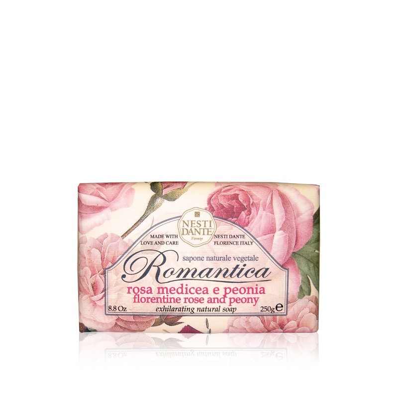 Nesti Dante Romantica Medici Rose & Peonie Soap Set of